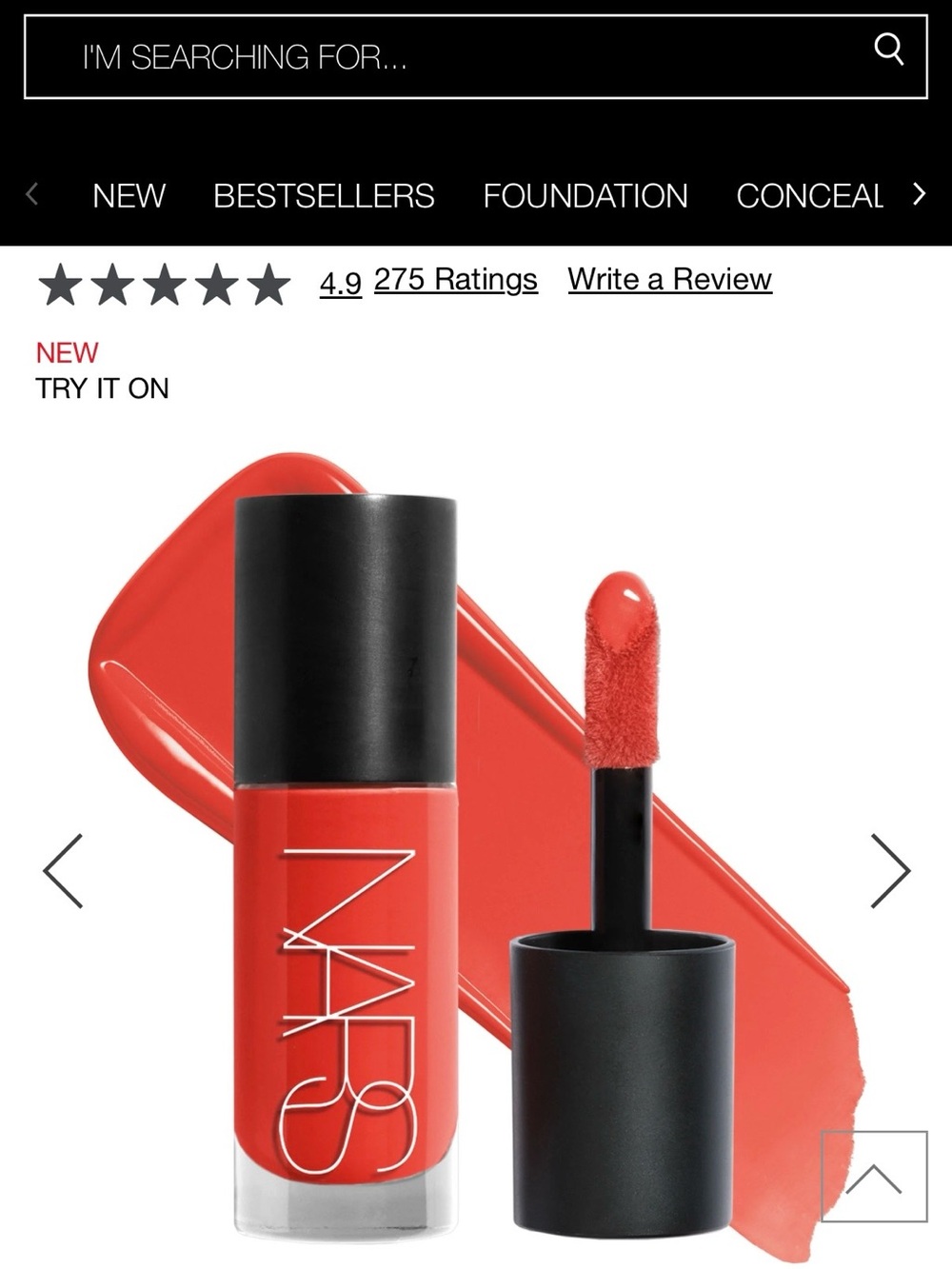NARS Insatiable Liquid Blush — Exhibit A - Picture 3 of 3